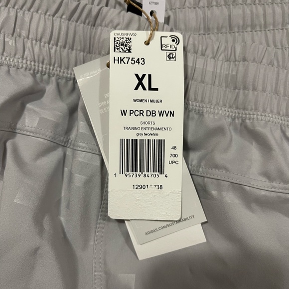 Adidas Women's Shorts Adidas Pacer Woven Deboss Shorts - Picture 5 of 5